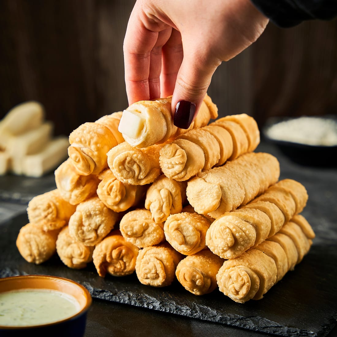 Tequeños de Queso (10 Unidades, crudos) - Imagen 1
